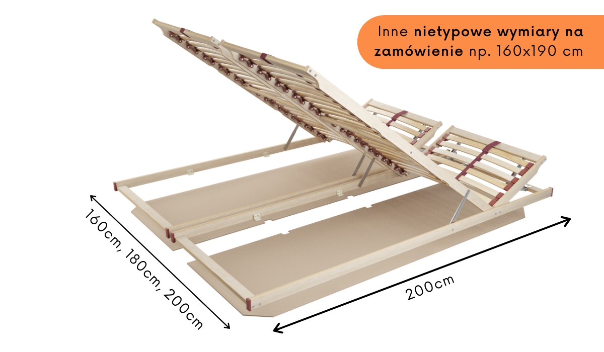 Wymiary stelaża Duo KF Basic